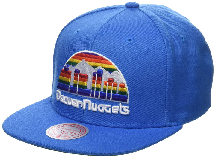 Mitchell & Ness Denver Nuggets Royal Team Ground 2.0 Snapback HWC Cap Kappe Basecap