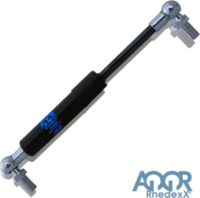 RhedexX® Gasdruckfeder Kugelkopf 500mm/200mm 100N-1.250N M8 Gewinde Gasfeder (6OO N), 6OO N