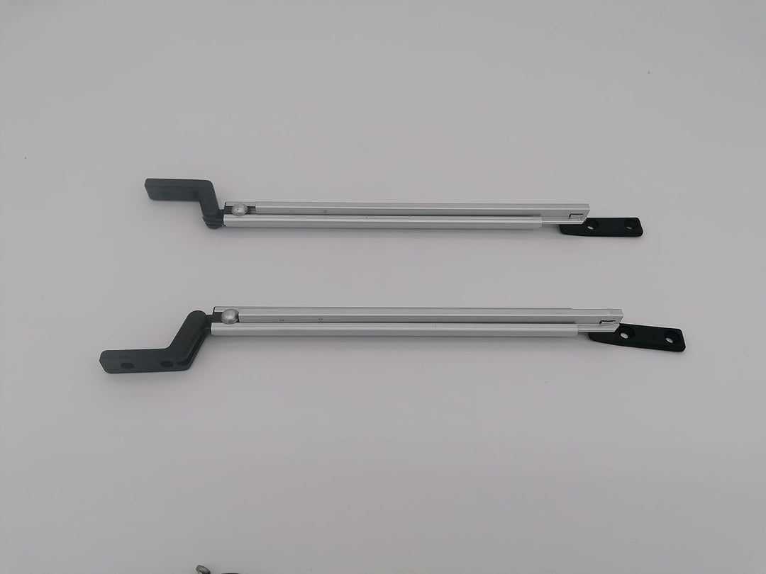 CR-MOESANCO® Kompass-Set rechts + Links für Wohnwagen, Arm für Wohnmobil-Fensterstütze, Hebestütze o