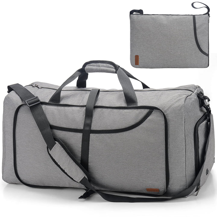 Vogshow Reisetasche grosse Faltbare 80L, Weekender Übernachtungstasche Seesack wasserdicht Sporttasc