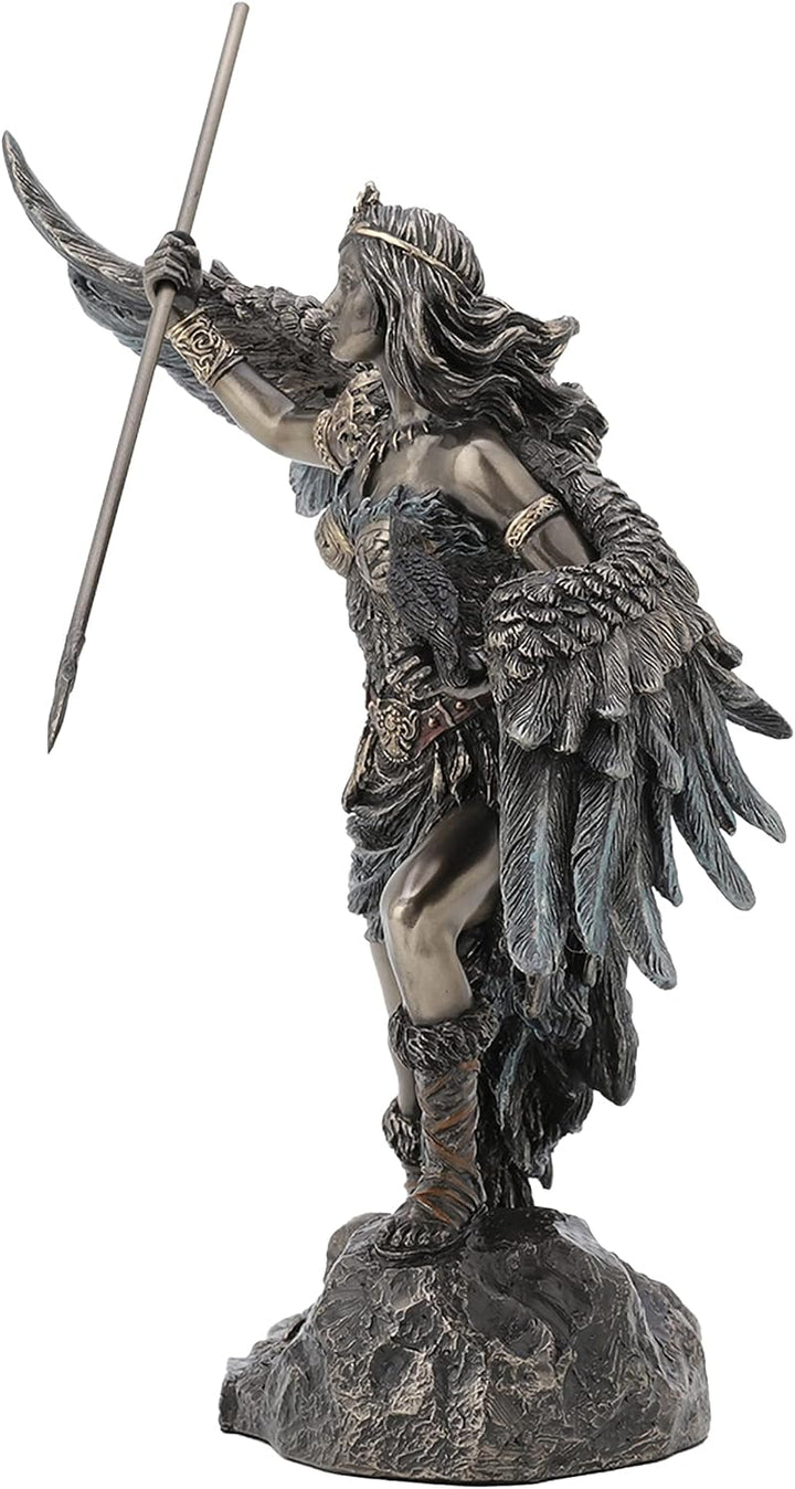 Veronese Design The Morrigan WU77827A4 Statue keltische Phantomkönigin, Göttin der Schlacht, Bronze-