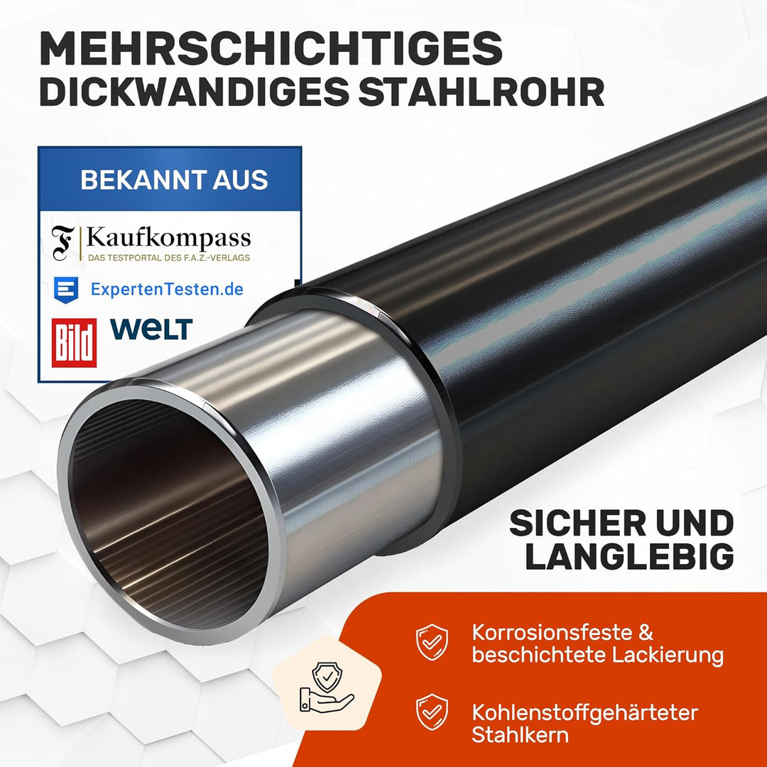 [NEU] Klimmzugstange Türrahmen ohne Schrauben Fitness Stange I Pull Klimmzugstange Tür Reckstange [7