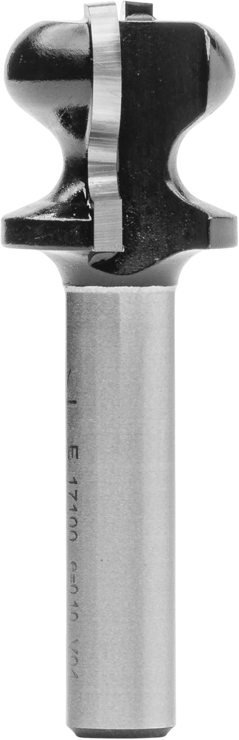 ENT 17100 Griffleistenfräser HW, Schaft (S) 8 mm, Durchmesser (D) 19 mm, NL 17,5 mm, R 4,75 mm, r 2,