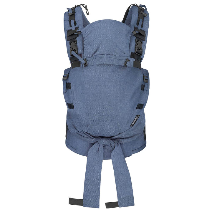 Hoppediz NABACA Babytrage – Komfort Modultrage ab Geburt, ergonomisch, Bauchtrage & Rückentrage, ind