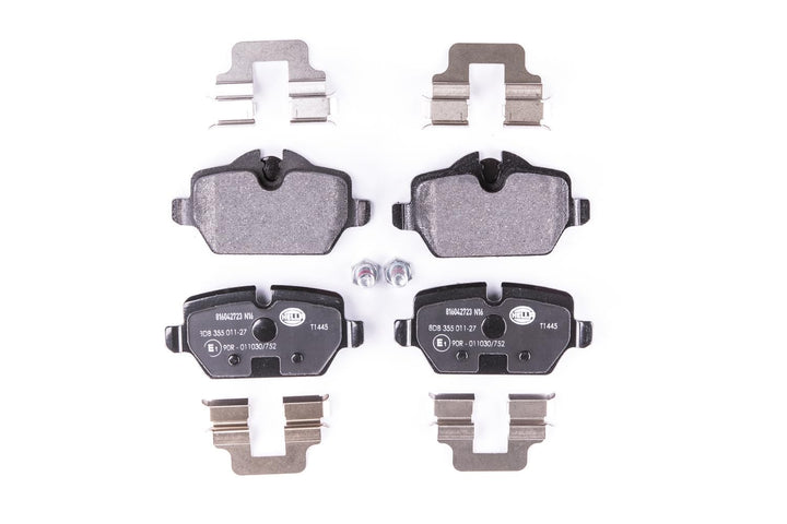 HELLA PAGID 8DB 355 011-271 Bremsbelagsatz - T1445 - Dicke/Stärke: 17.4mm - Bremssystem: Lucas - für