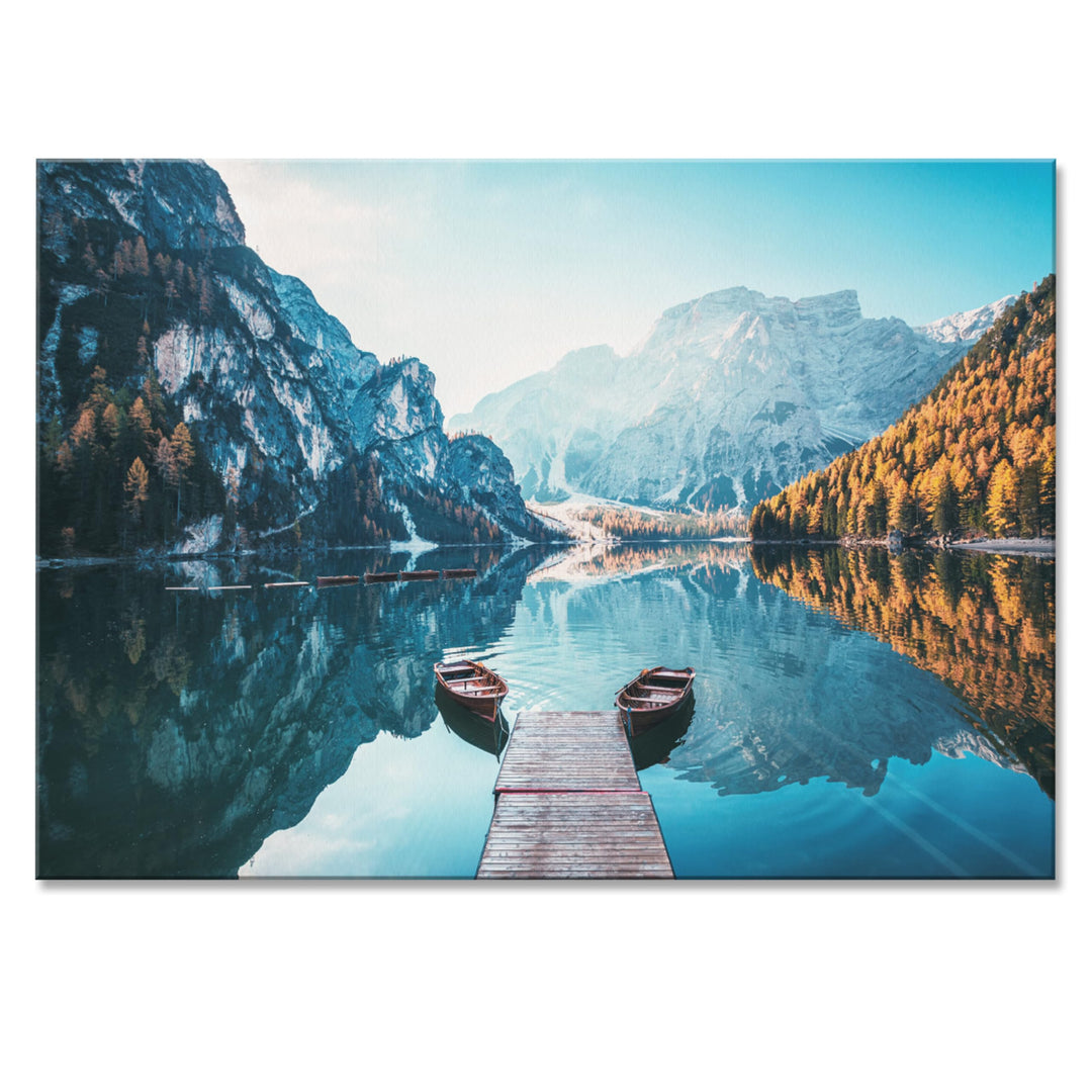 Primus Print - Wandbild Glasbild - Acrylglas Aludibond (Aluminium, See 84,1x59,4 cm) Aluminium See,