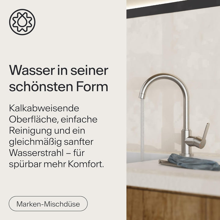 Küchenarmatur WK5 | Wasserhahn Küche | Armatur Spültisch | Mischbatterie für die Küche | Spültischar