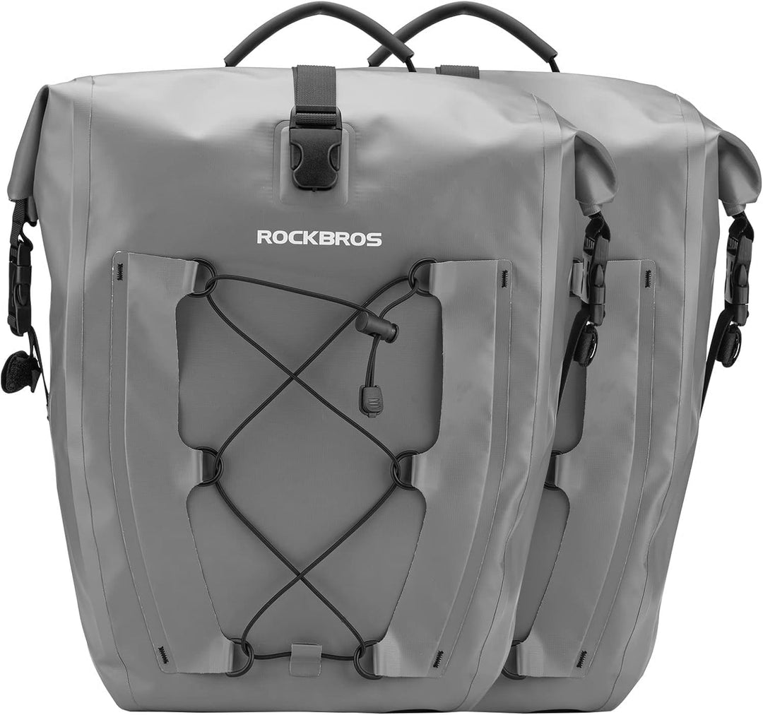 ROCKBROS Gepäckträgertasche Fahrradtasche für Gepäckträger 25L-32L 100% Wasserdicht Hinterradtaschen