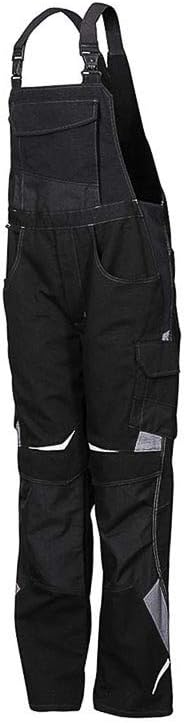 KÜBLER Workwear KÜBLER Pulsschlag Arbeits-Latzhose anthrazit/schwarz