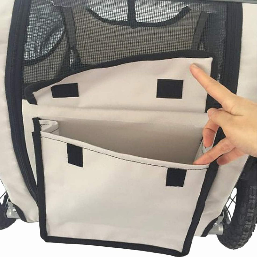 Papilioshop Kuma – Hundeanhänger, Hundewagen, Fahrradanhänger und Buggy für Hunde, Klappbar, Leicht