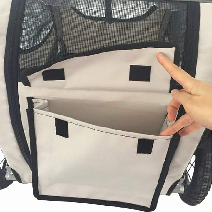 Papilioshop Kuma – Hundeanhänger, Hundewagen, Fahrradanhänger und Buggy für Hunde, Klappbar, Leicht
