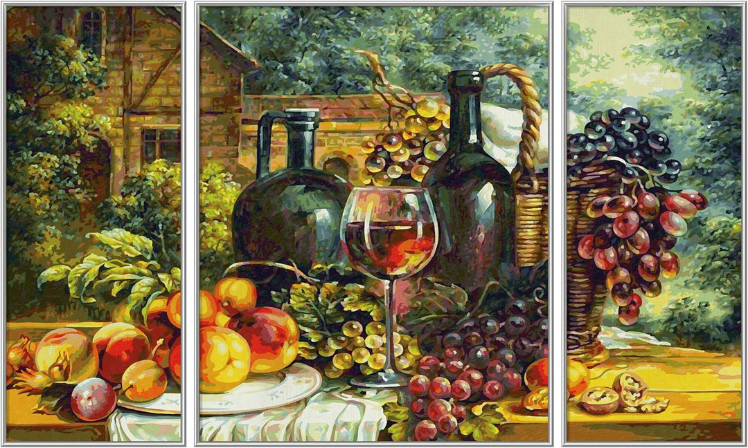 Schipper 609260847 Malen nach Zahlen - Stillleben mit Weintrauben - Bilder malen für Erwachsene, ink