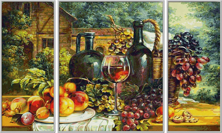 Schipper 609260847 Malen nach Zahlen - Stillleben mit Weintrauben - Bilder malen für Erwachsene, ink