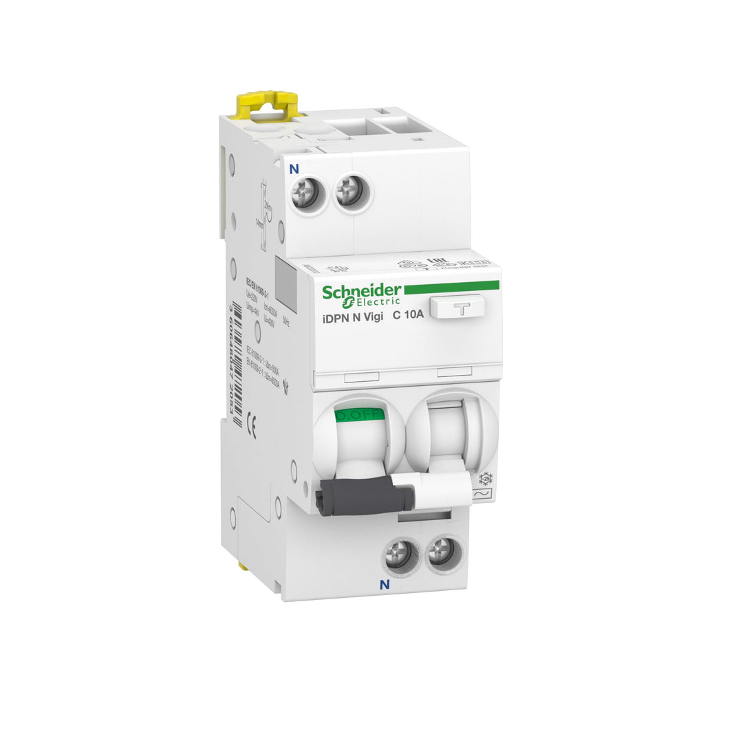 Schneider Electric A9D32610 FI/LS-Schalter iDPN N Vigi 1P+N, 10A, C-Char, 30mA, Typ A, 6kA, n.a, 10