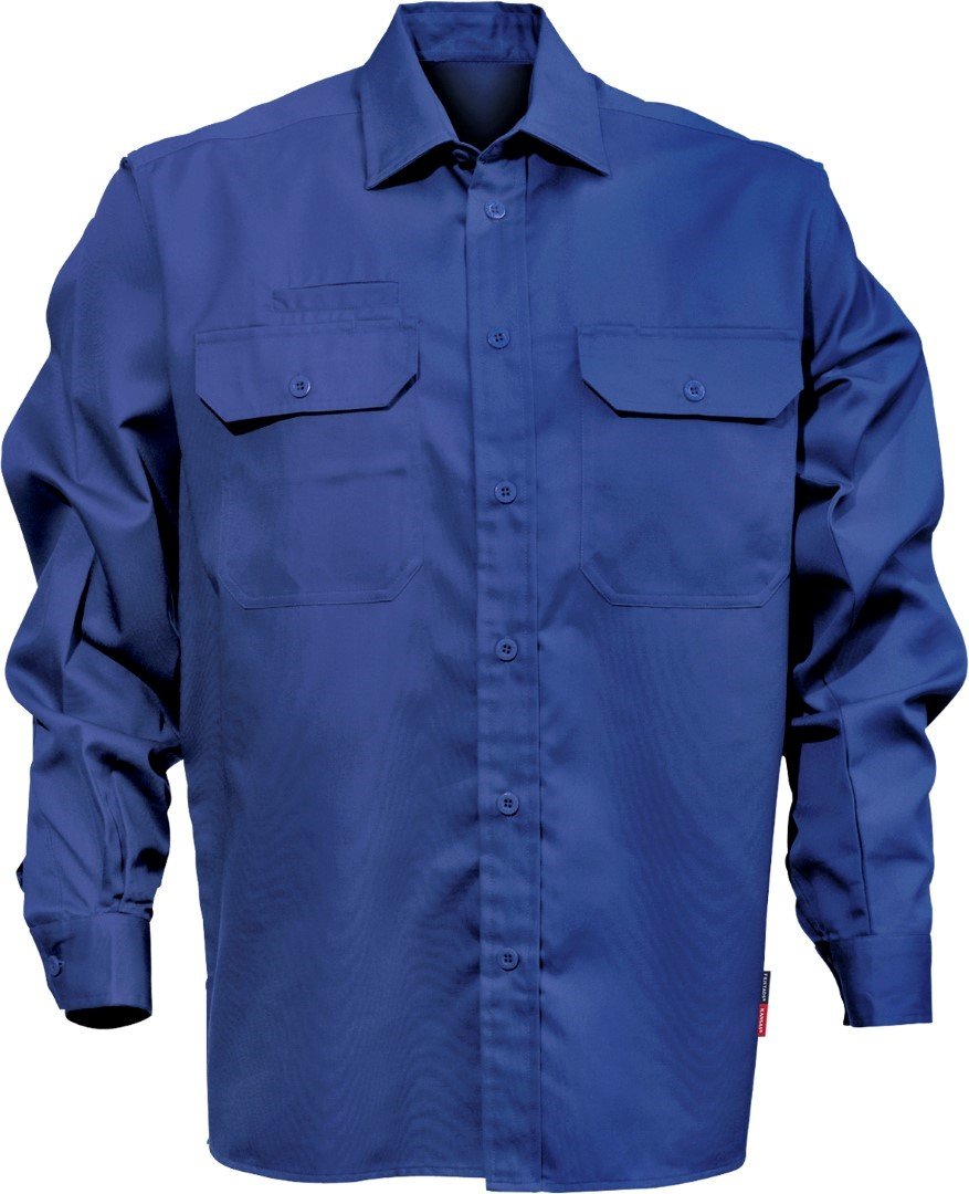 Workwear 100732 Arbeitshemd Langarm S Königsblau, S Königsblau