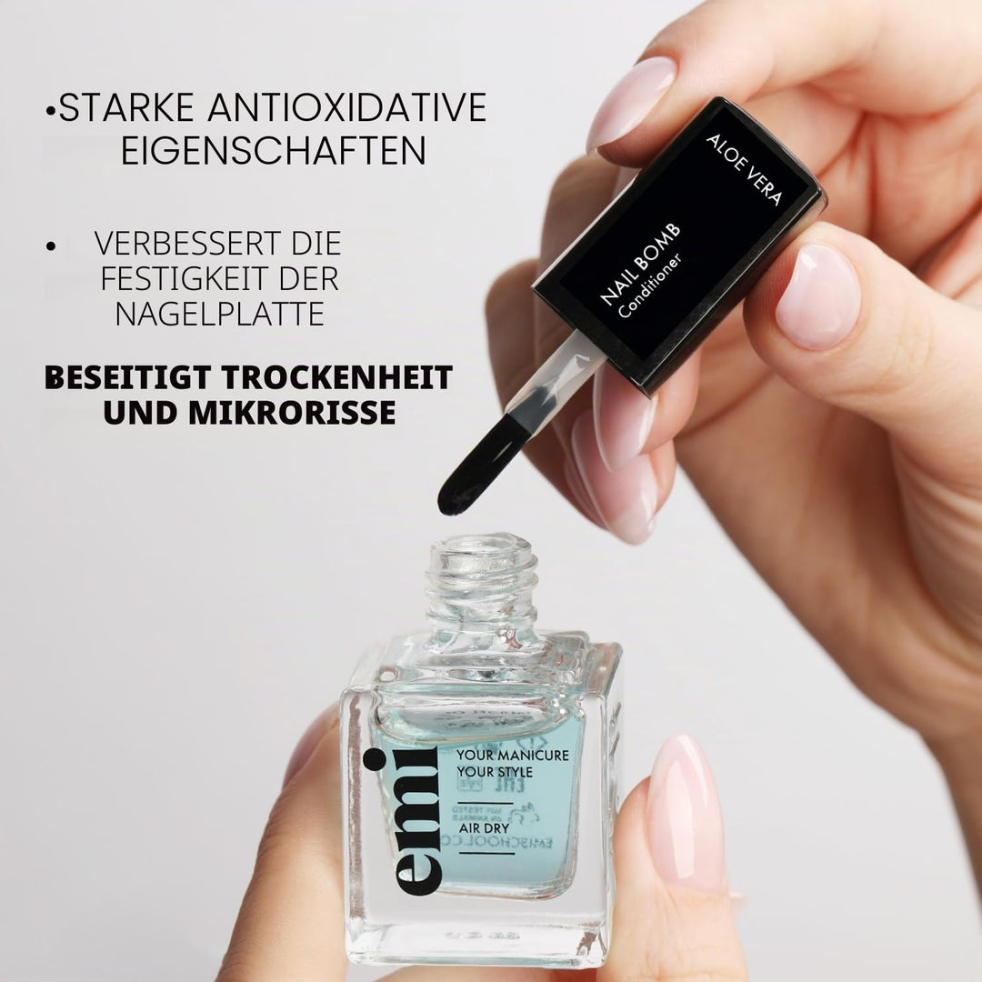 Conditioner Gel für gesunde und schöne Nägel Aloe Vera Extrakt, Sheabutter Extrakt, D-Panthenol, Gly