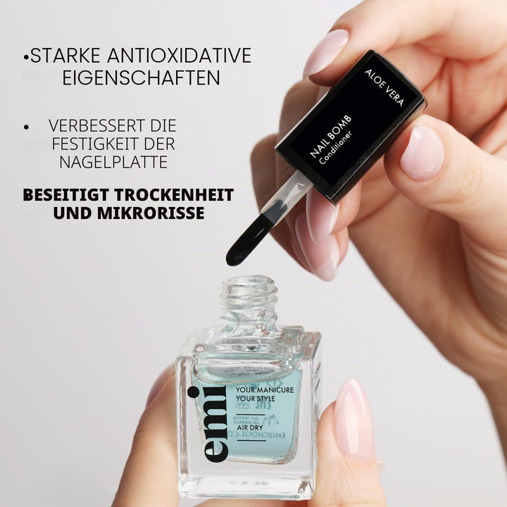 Conditioner Gel für gesunde und schöne Nägel Aloe Vera Extrakt, Sheabutter Extrakt, D-Panthenol, Gly