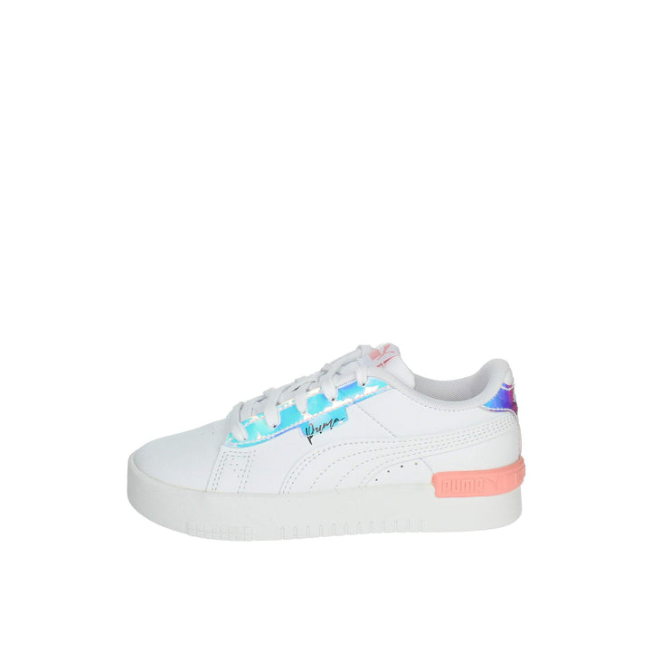 PUMA Mädchen Jada Crystal Wings Ps Sneaker 30.5 EU Puma White Peach Smoothie Puma Black, 30.5 EU Pum