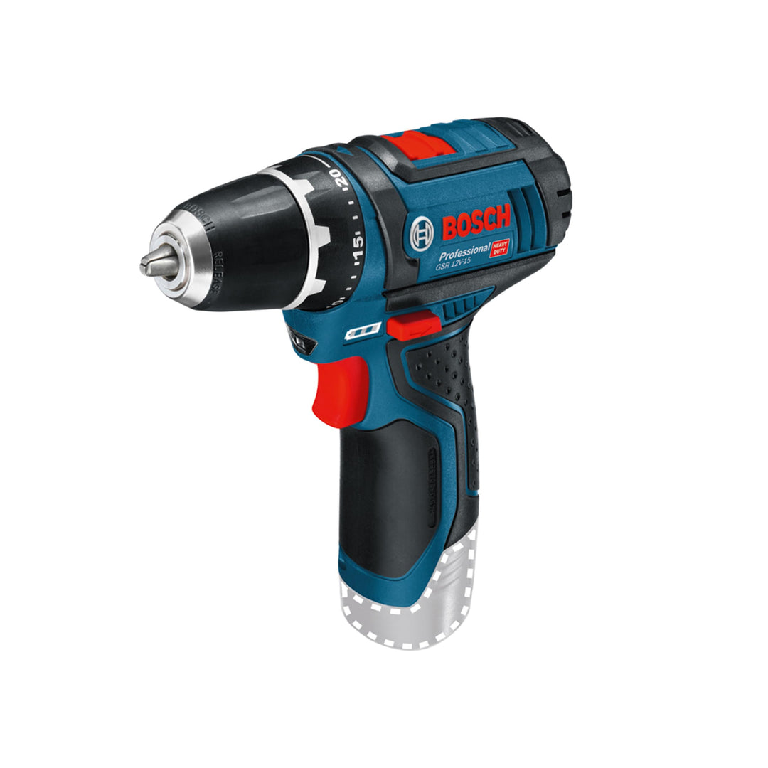 Bosch Professional 601868101 12V System Akku Bohrschrauber (ohne Akkus und Ladegerät, im Karton), Sc