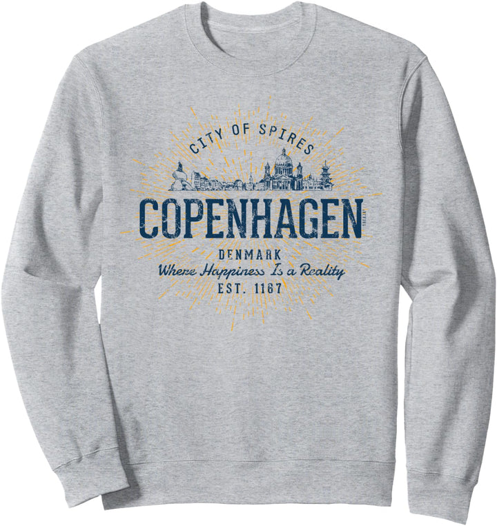 Dänemark Retro Style Vintage Kopenhagen Sweatshirt