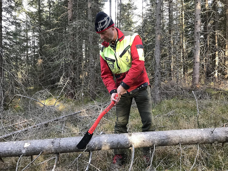 STUBAI Praxe | 600 mm | Haumesser mit Kunststoffstiel zum Durchforsten für Forstarbeiten, Landwirtsc