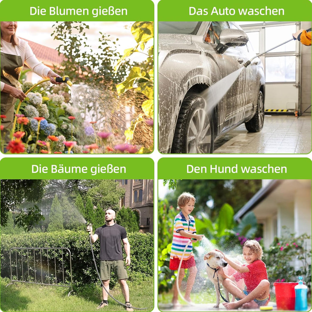 GartenSchlauchtrommel, Schlauchwagen für bis zu 20-30m 1/2 zoll-Schlauch, Wandmontierter Wasserschla