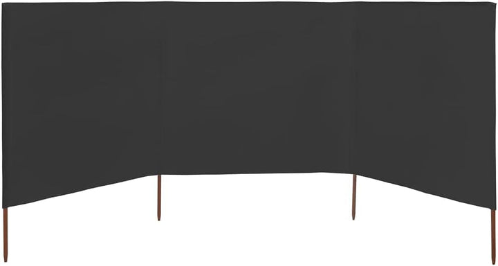Myheimly Windschutzgewebe,Windschutz Sichtschutz Balkon,Sichtschutzzaun Anthrazit,400 x 160 cm 400 x