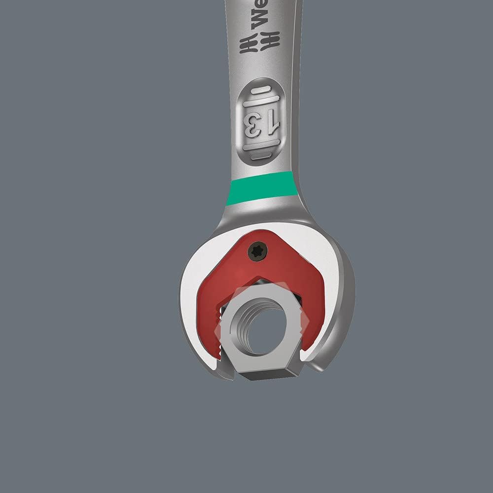 Wera 05020013001 6000 Joker 11 Set 1, Maul-Ringratschenschlüssel-Satz, metrisch, 11-teilig 11-teilig