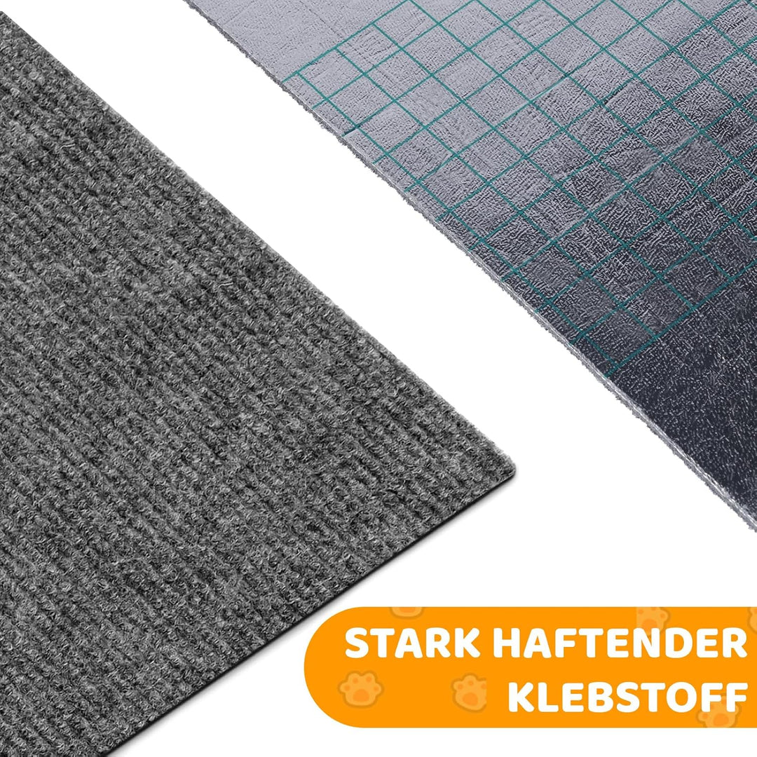 Storystore Selbstklebend Kratzmatte Katze, 40cm x 200cm Katzen Kratzmatte Kratzschutz Sofa Katze, DI