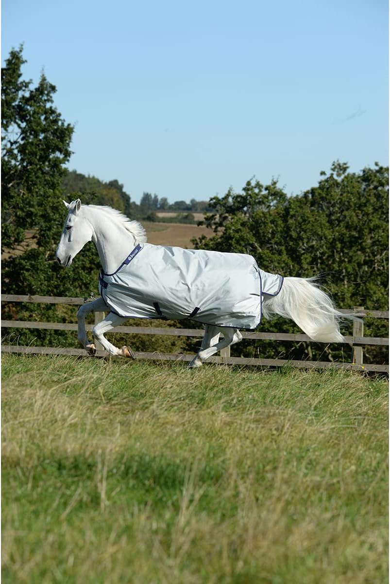 Bucas Power Turnout Light High Neck - Silver 0 155cm, 0 155cm