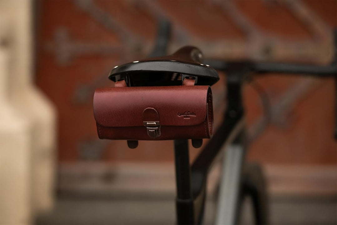 Gusti Satteltasche Leder - Fabrice P. Lenkertasche Fahrradtasche Werkzeugtasche Aufbewahrungstasche