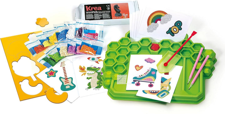 Clementoni Kunst & Craft Idea - Sparkly Lab, Spielzeug für Kinder 7-10 Jahre - 18742