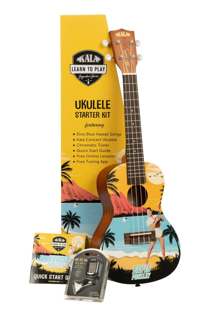 Kala Learn To Play - Anfängerset mit Ukulele Blue Hawaii (KALA-LTP-C-EBH), Blue Hawaii