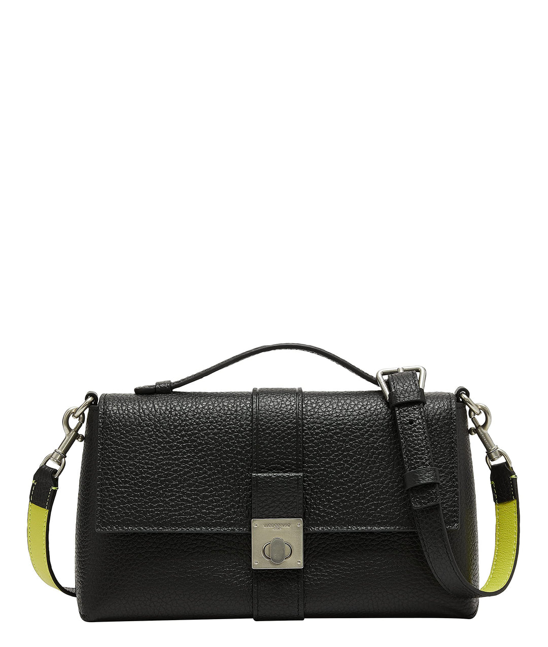 Liebeskind Damen Sade Pebble Crossbody M Schwarz, Schwarz