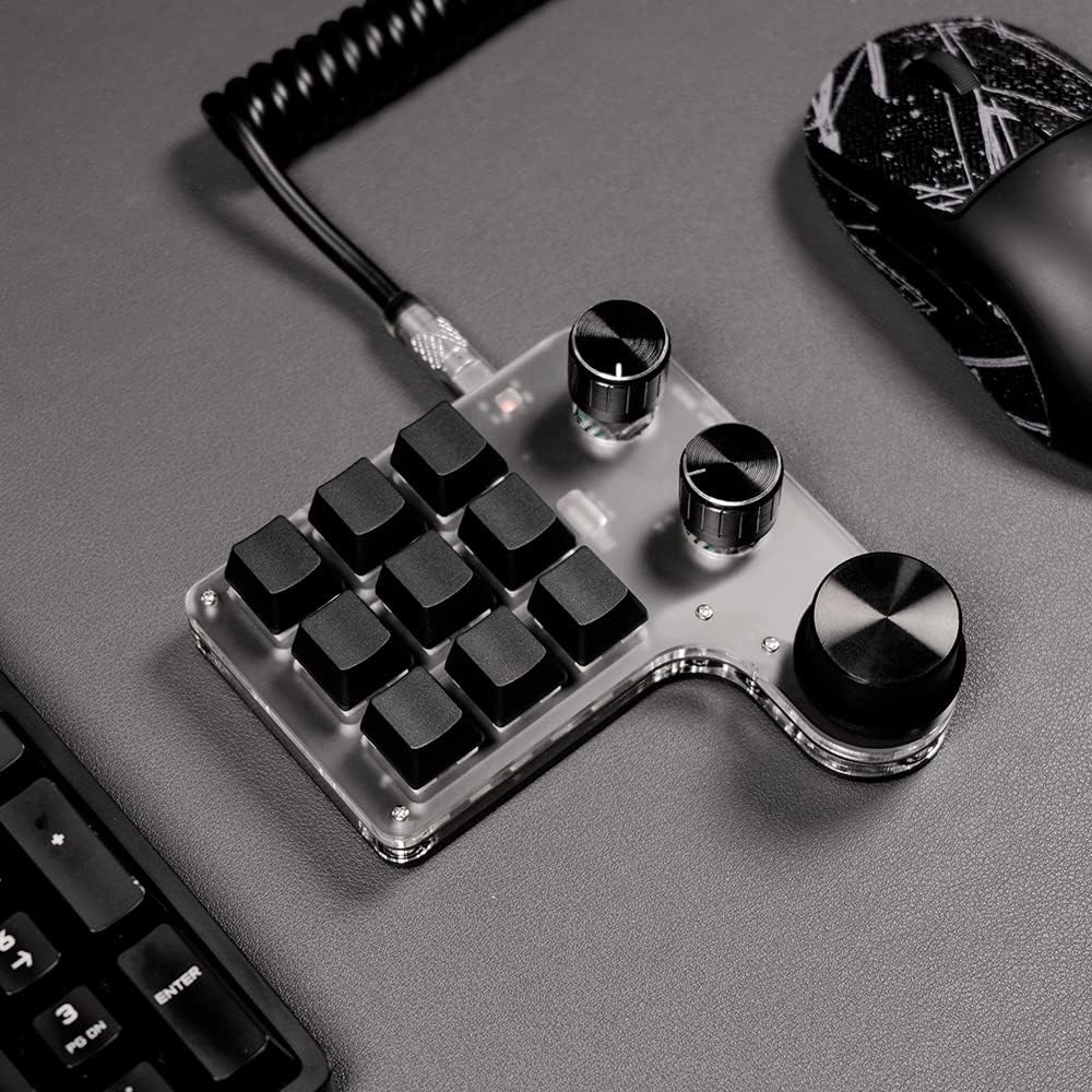 Mechanische Mini Makro Tastatur - Kabellos, Programmierbar, Hot-Swap Gaming Keyboard mit RGB Beleuch