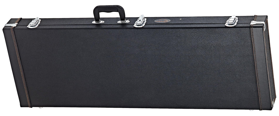 ORTEGA Koffer für E-Gitarre - Black Flat/Chrom Hardware
