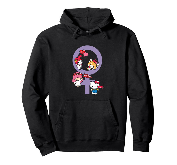 Sanrio Women's Day Hello Kitty My Melody Aggretsuko Pullover Hoodie