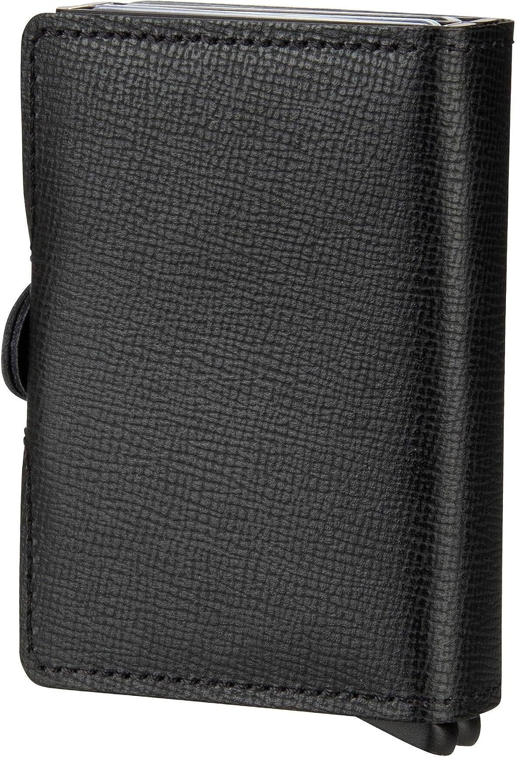 Secrid Herren Twin Reisezubehör-Kartenhalter im Umschlagformat 24mm slim Schwarz, 24mm slim Schwarz