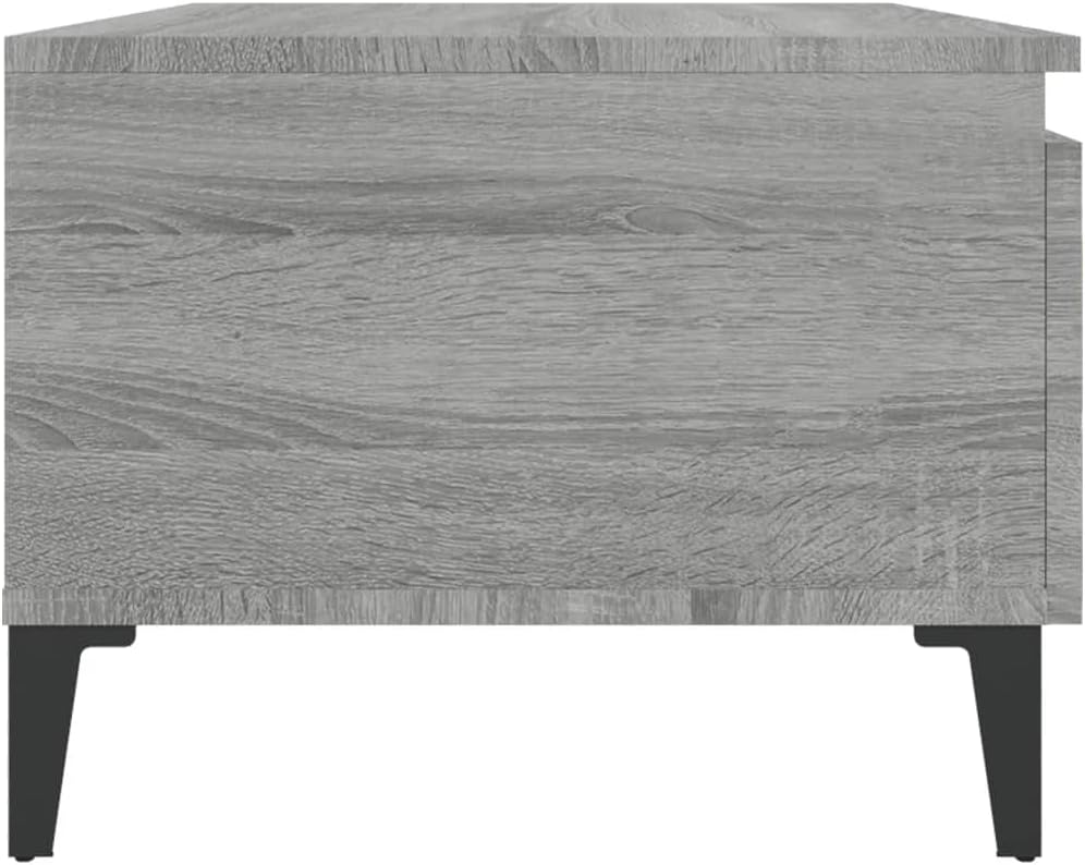 FIRBNUS Beistelltisch Grau Sonoma Beistelltisch Schmal Beistelltisch Holz Beistelltisch Bett Beistel