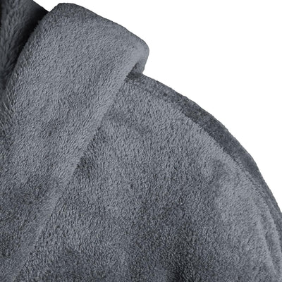 Gräfenstayn® Damen & Herren Kuschelfleece Bademantel mit Kapuze Grösse S-XXXL mit Öko-Tex Standard 1
