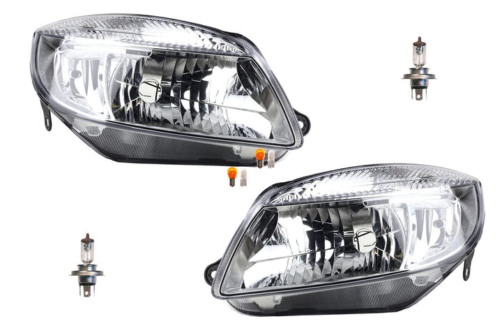 Johns, kompatibel zu Skoda Fabia Scheinwerfer 54 12/06-03/10 + Leuchtmit. Set li. rech.