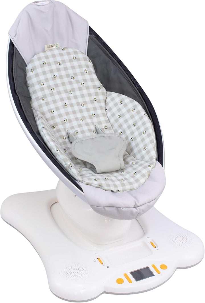 JYOKO Kids Sitzverkleinerer Kissen für Babywippe Hängematte, aus Baumwolle kompatibel mit Mamaroo 4m