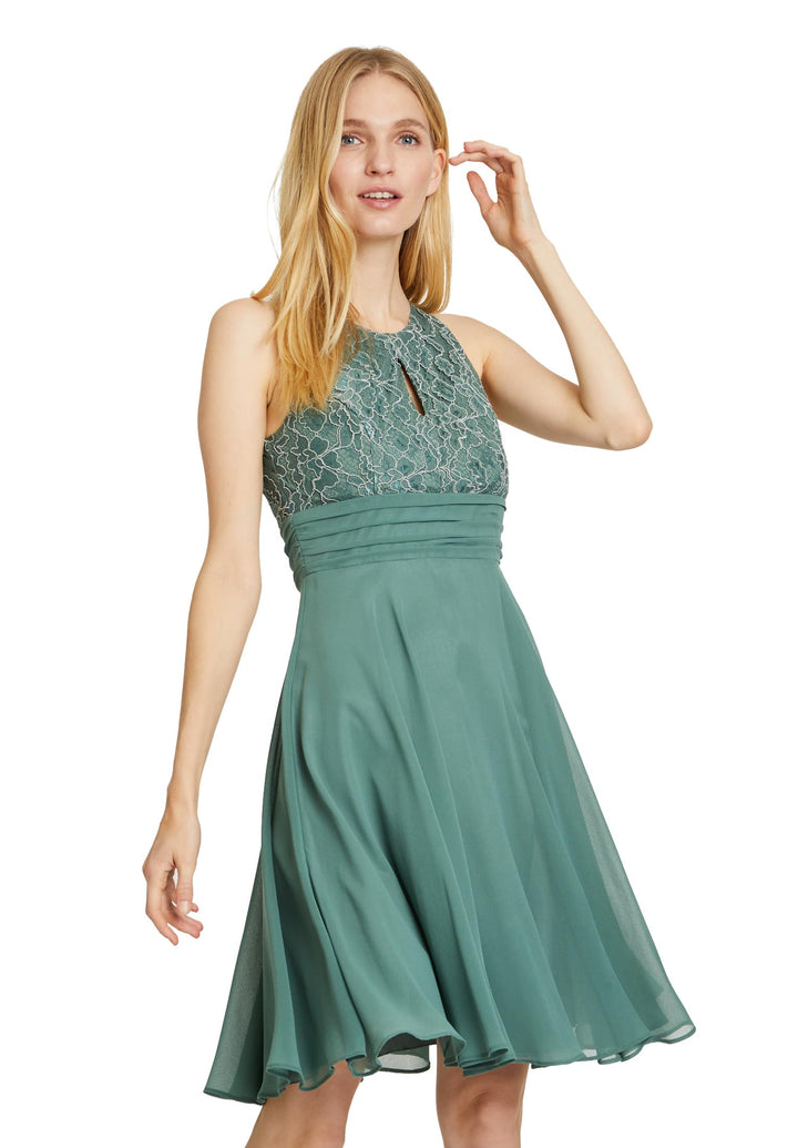 Vera Mont Damen Abendkleid mit Spitze 38 Dark Forest, 38 Dark Forest