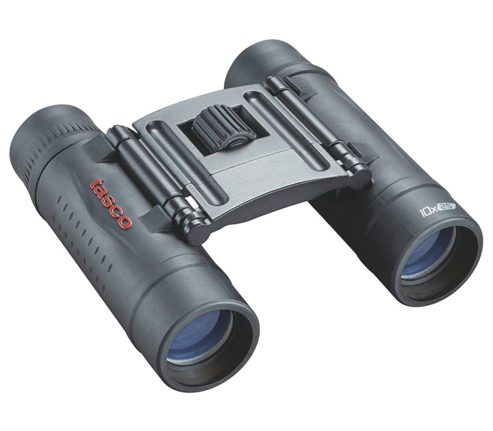 Tasco - 10x25 - Essentials - Dach - Fernglas - Kompakt - Mehrschichtvergütet - Schwarz - 168125, Sch