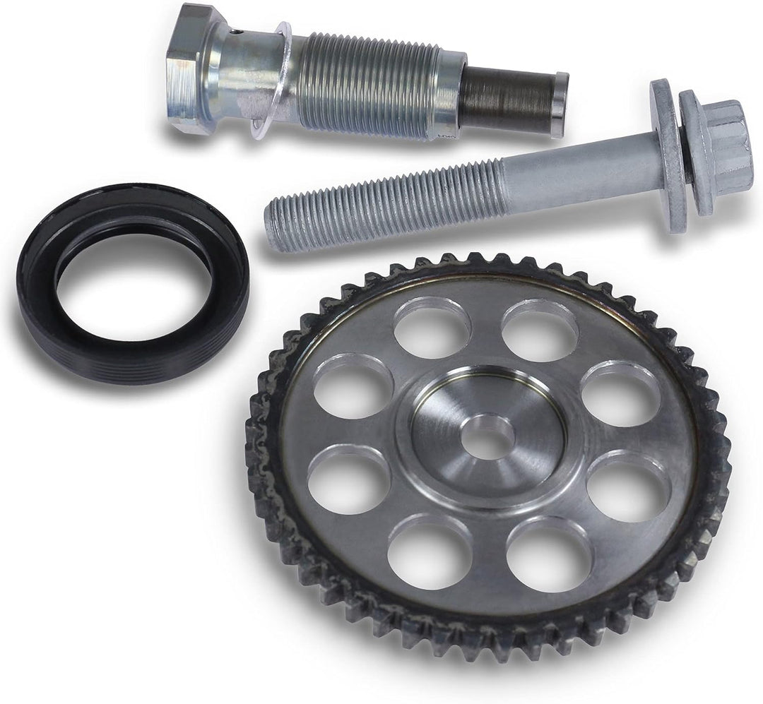 febi bilstein 104259 Steuerkettensatz für Nockenwelle, mit Gleitschienen und Kettenspanner , 1 Stück