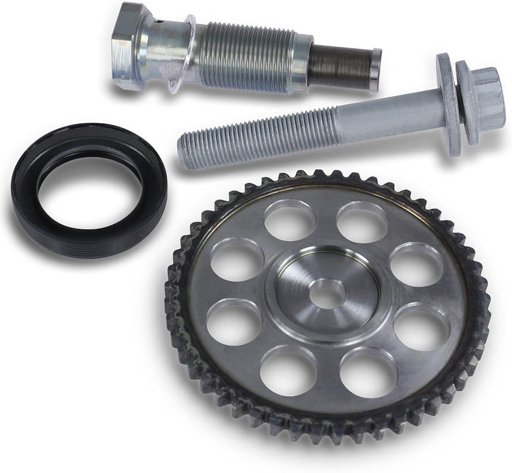 febi bilstein 104259 Steuerkettensatz für Nockenwelle, mit Gleitschienen und Kettenspanner , 1 Stück