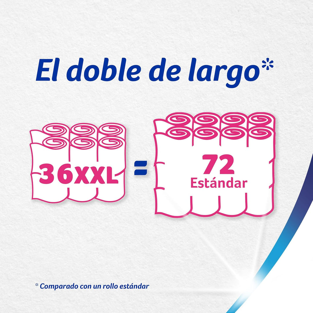 Colhogar Weiches XXL, 5 x 12, weiches Toilettenpapier, Packung mit 60 extra grossen Rollen, 2-lagig,