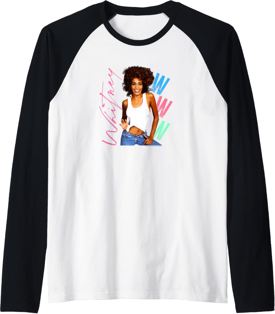 Whitney Houston I Wanna Dance With Somebody Raglan