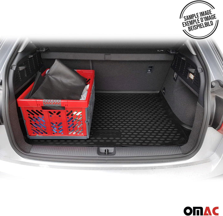 OMAC Kofferraummatte Kofferraumwanne kompatibel mit Jeep Renegade 2014-2024 Gummi TPE Schwarz