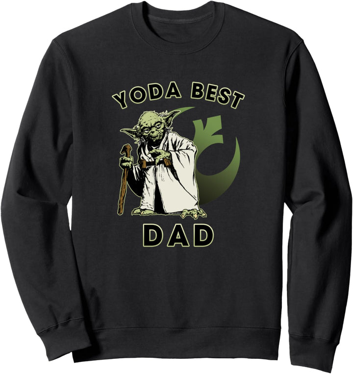 Star Wars Yoda Best Dad Rebel Logo Sweatshirt